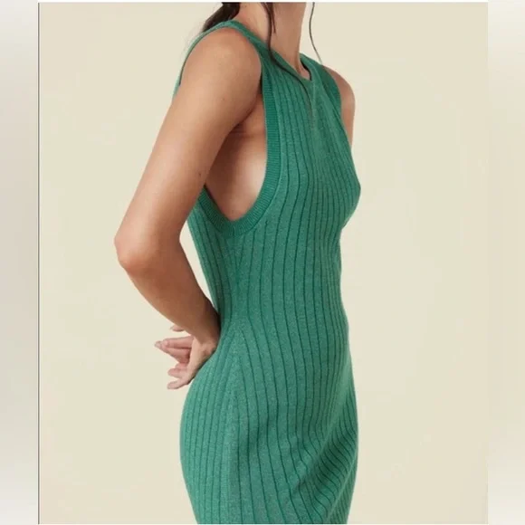 Spell Mercury Knit Maxi Dress, Emerald, Size Medium - Picture 4 of 15